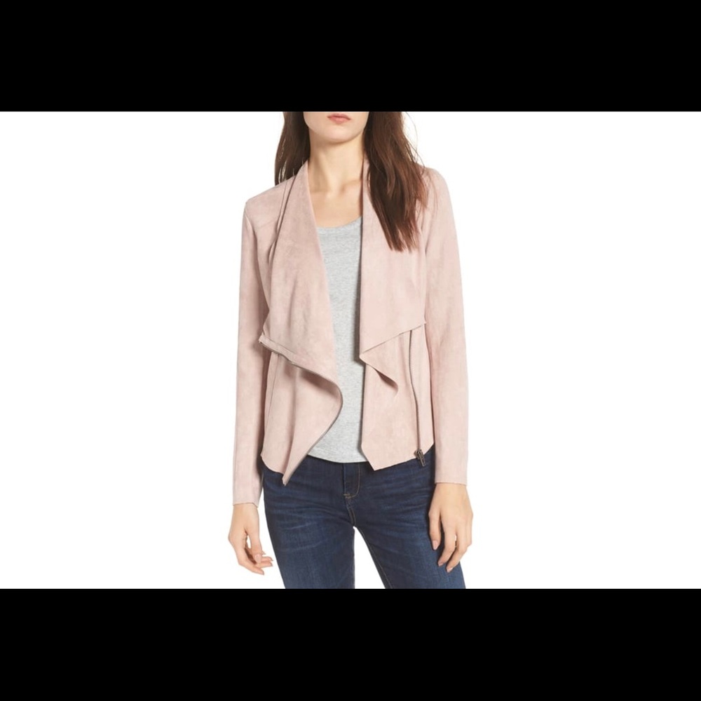 Blanknyc faux suede motorcycle jacket
